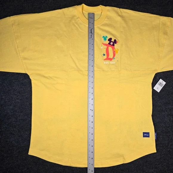 NWT Disney Disneyland Resort Play in Parks Yellow Spirit Jersey Size S - Picture 5 of 11